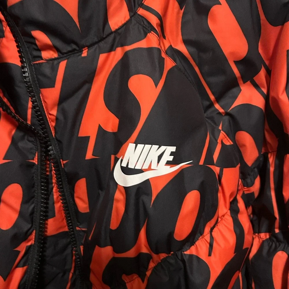 Nike Vibrant Orange and Black Jacket - Picture 3 of 5